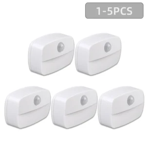 LED Night Light with Motion Sensor Cabinet Lamp Wireless Bedside